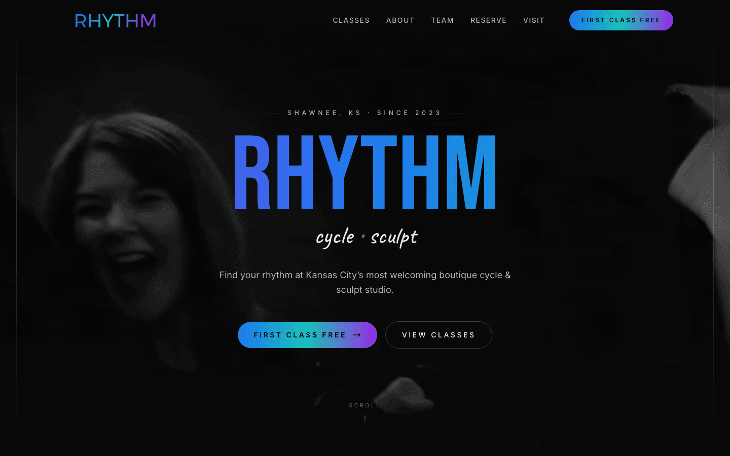 Rhythm Cycle Sculpt website
